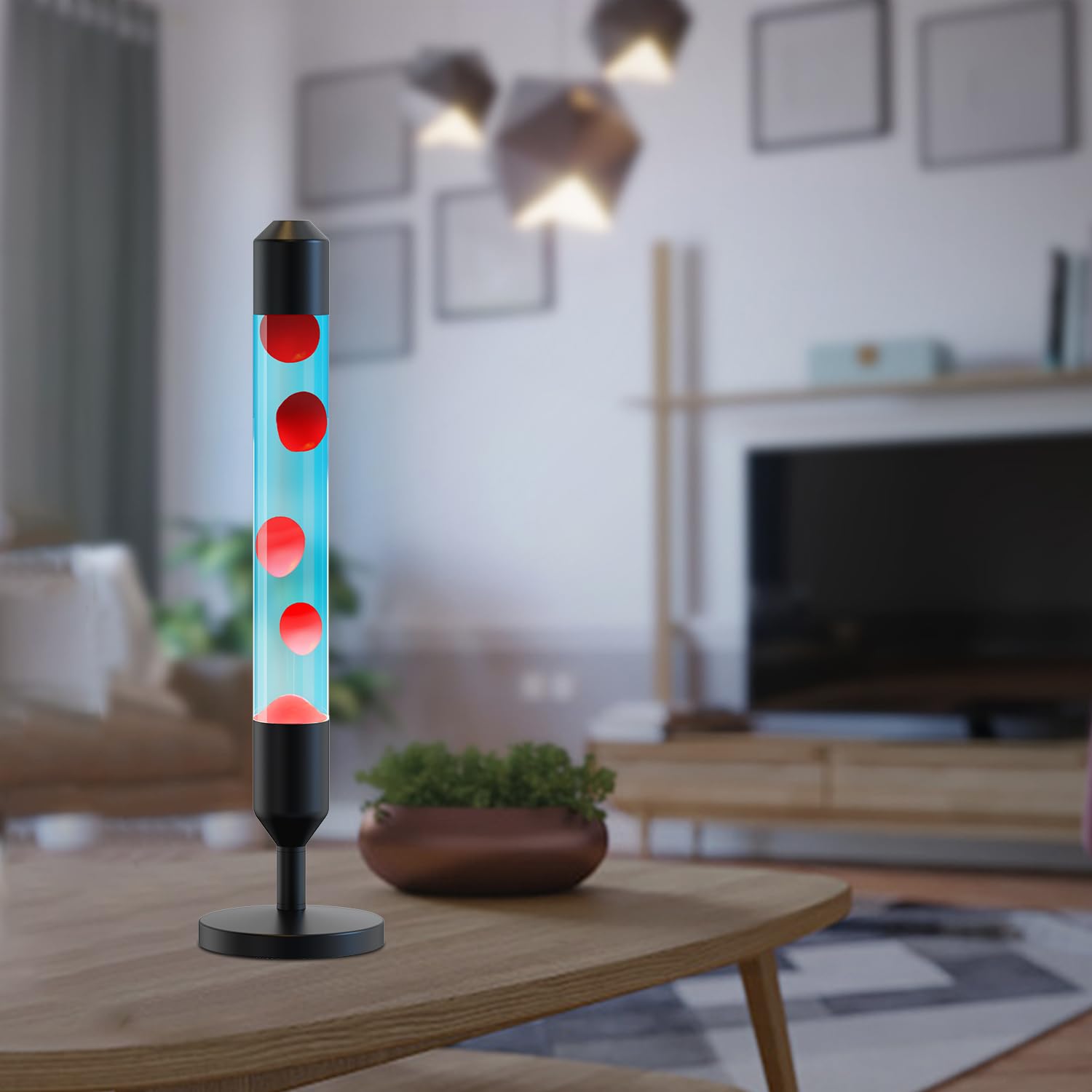 フロアスタンド Liquid Lamp LED Table Light Kyzfy 24.4-Inch Relaxing Liquid Motion Lamps,Magma Lamps, Home